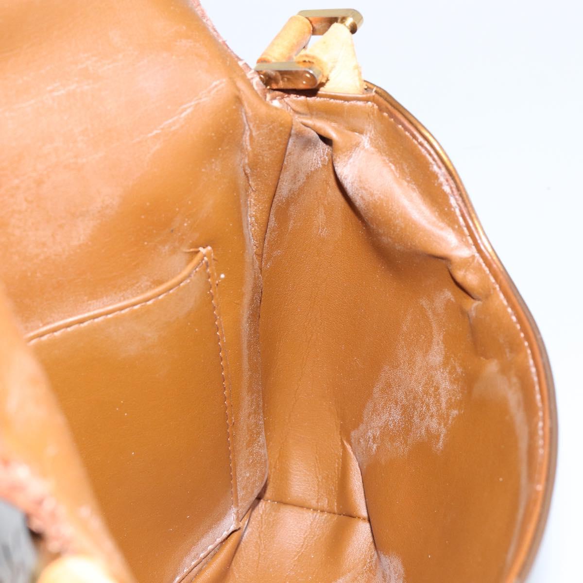 LOUIS VUITTON Monogram Vernis Thompson Street Bag Bronze M91124 LV Auth 150557