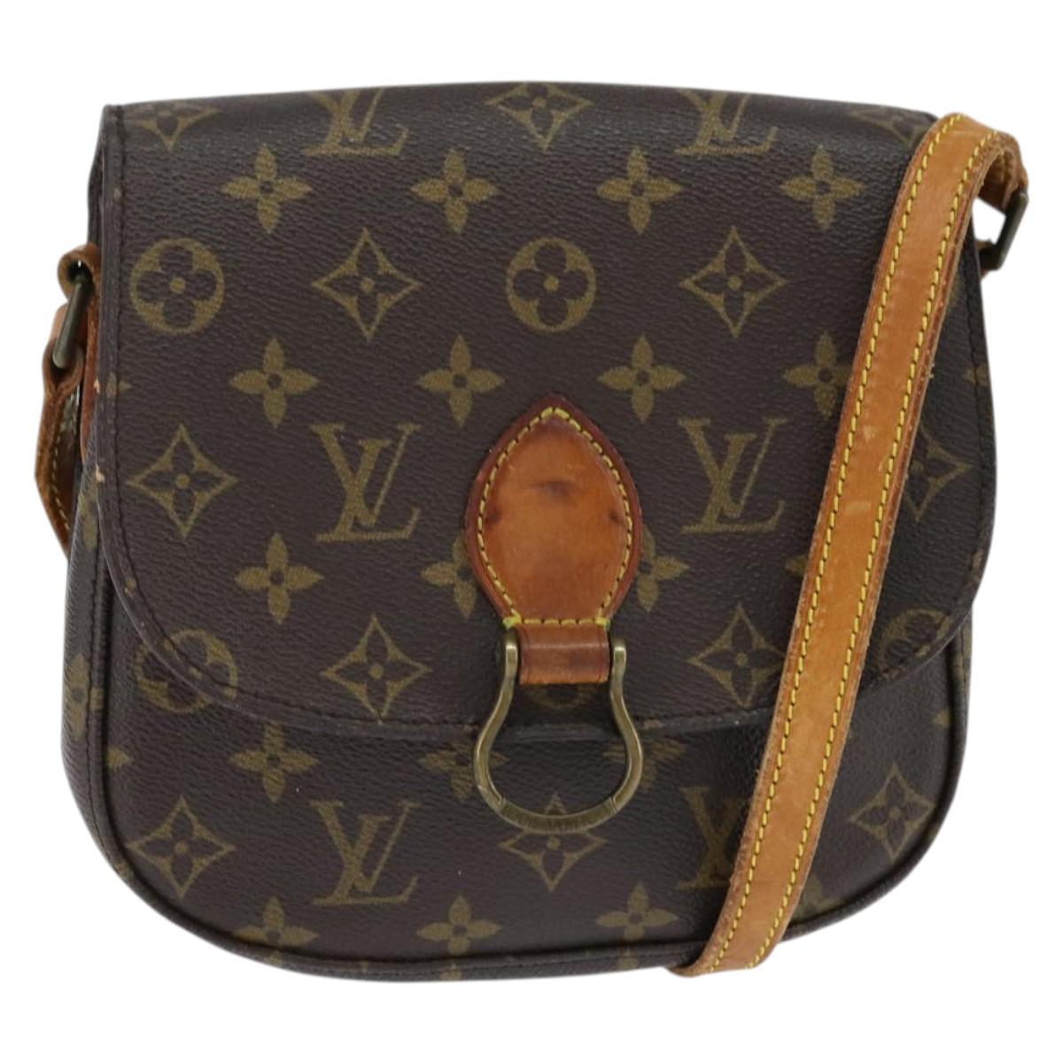 LOUIS VUITTON Monogram Saint Cloud MM Shoulder Bag M51243 LV Auth 150559
