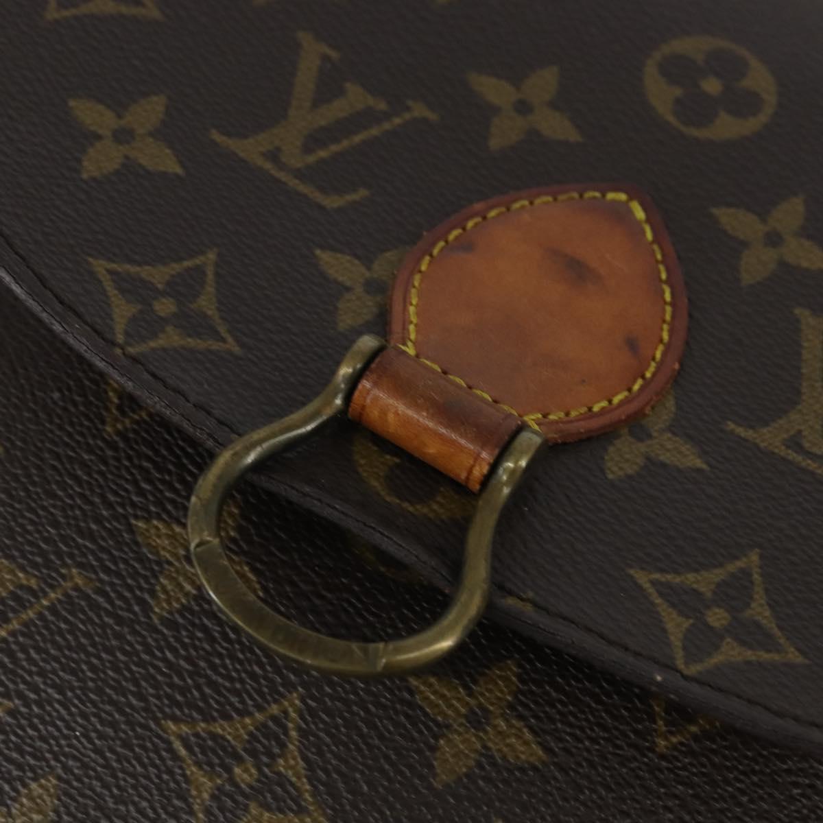 LOUIS VUITTON Monogram Saint Cloud MM Shoulder Bag M51243 LV Auth 150559