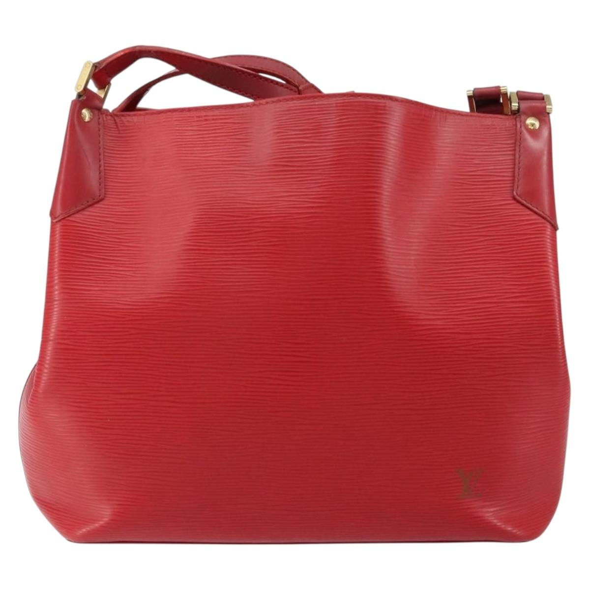 LOUIS VUITTON Epi Mandala MM Shoulder Bag Red M5889E LV Auth 150564