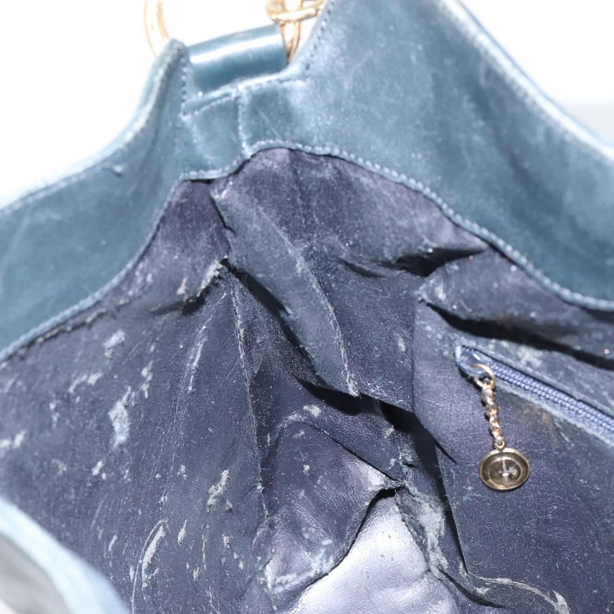 GUCCI Bamboo Hand Bag Leather Black Gold 001 3444 1638 Auth 150577