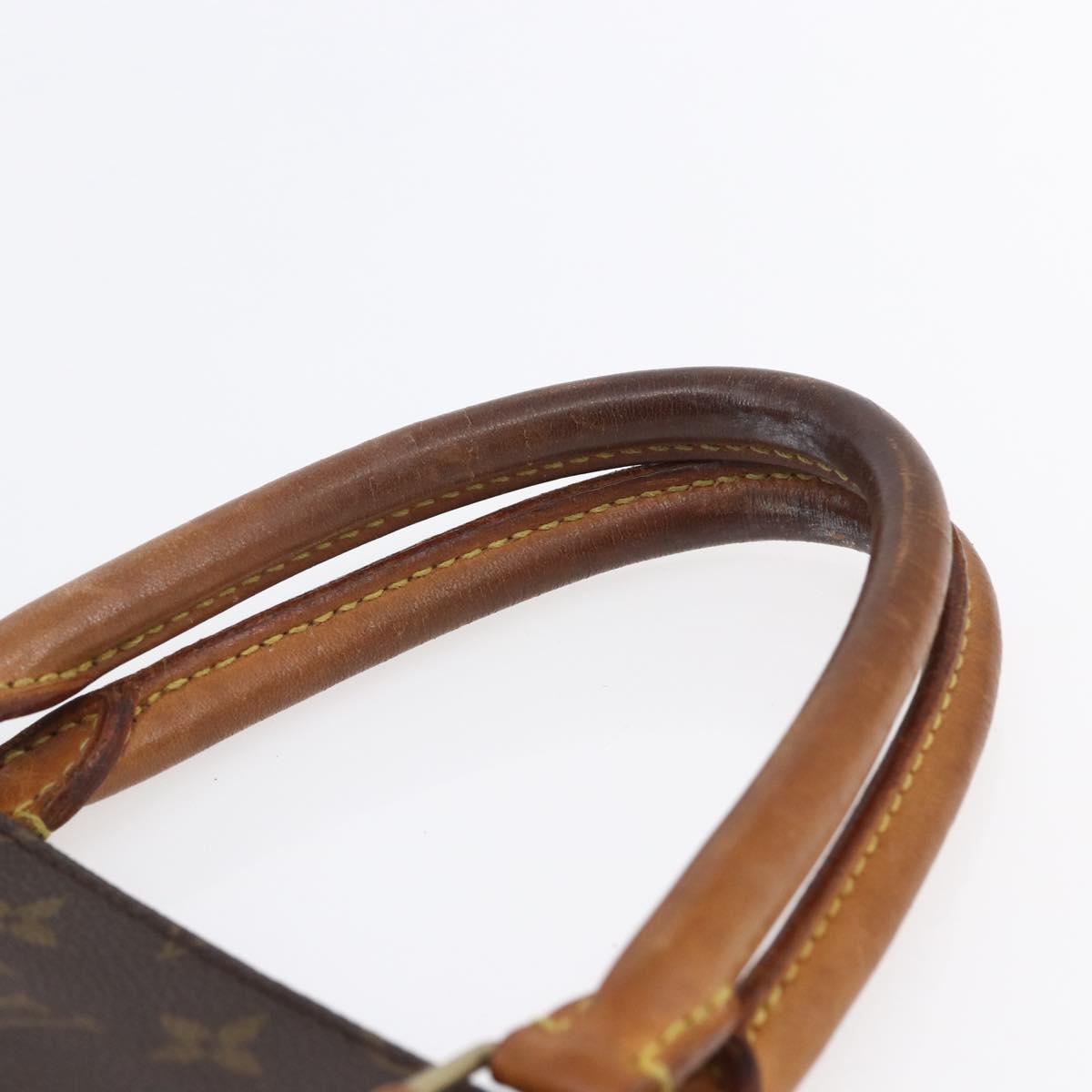 LOUIS VUITTON Monogram Sac Plat Hand Bag M51140 LV Auth 150580