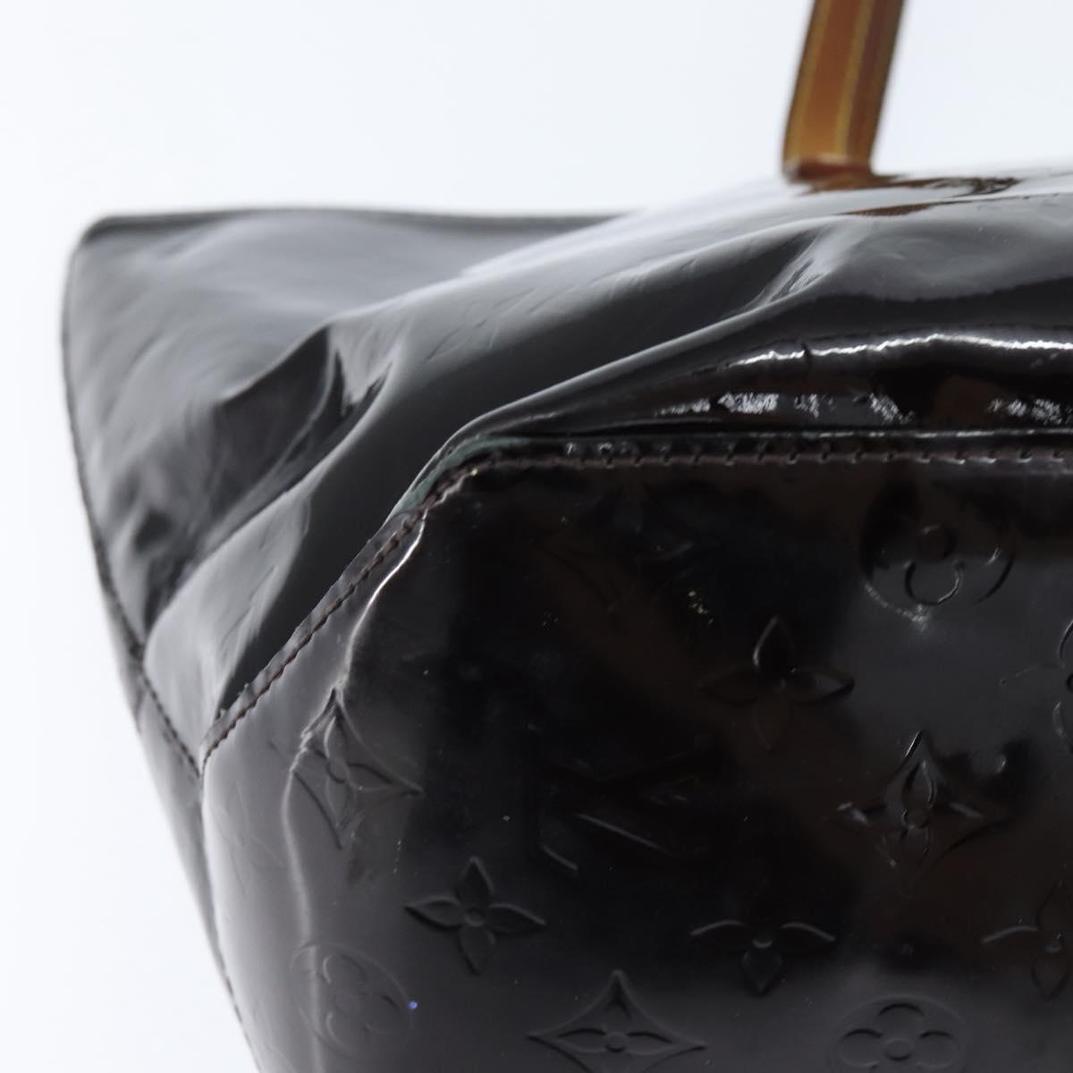LOUIS VUITTON Monogram Vernis Bellevue GM Tote Bag Amarante M93589 Auth 150583