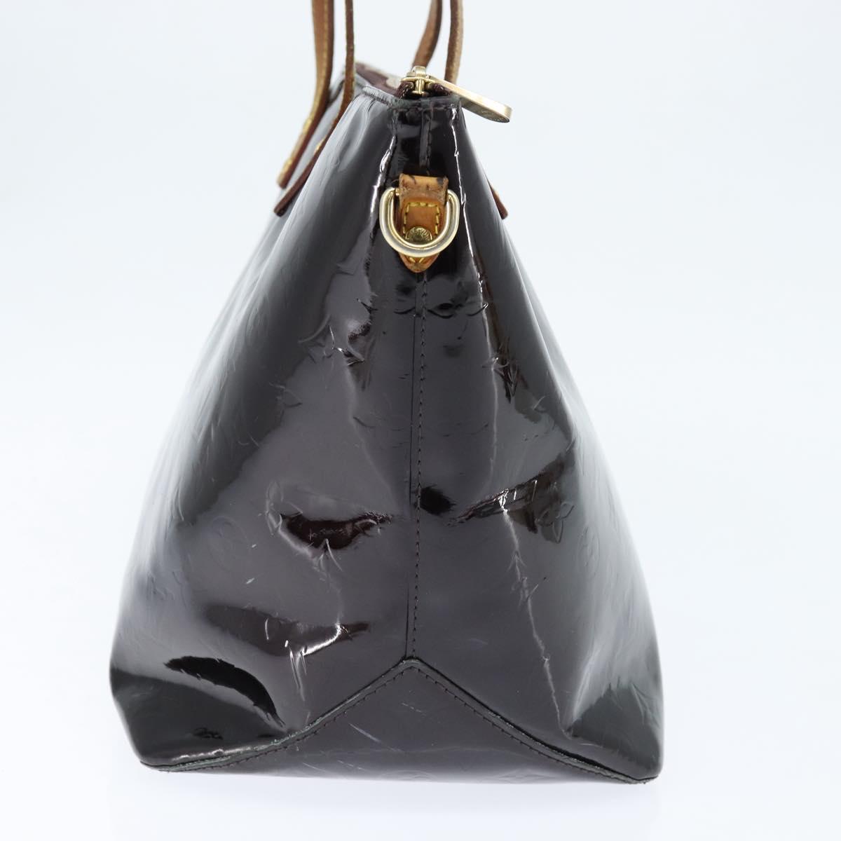 LOUIS VUITTON Monogram Vernis Bellevue GM Tote Bag Amarante M93589 Auth 150583
