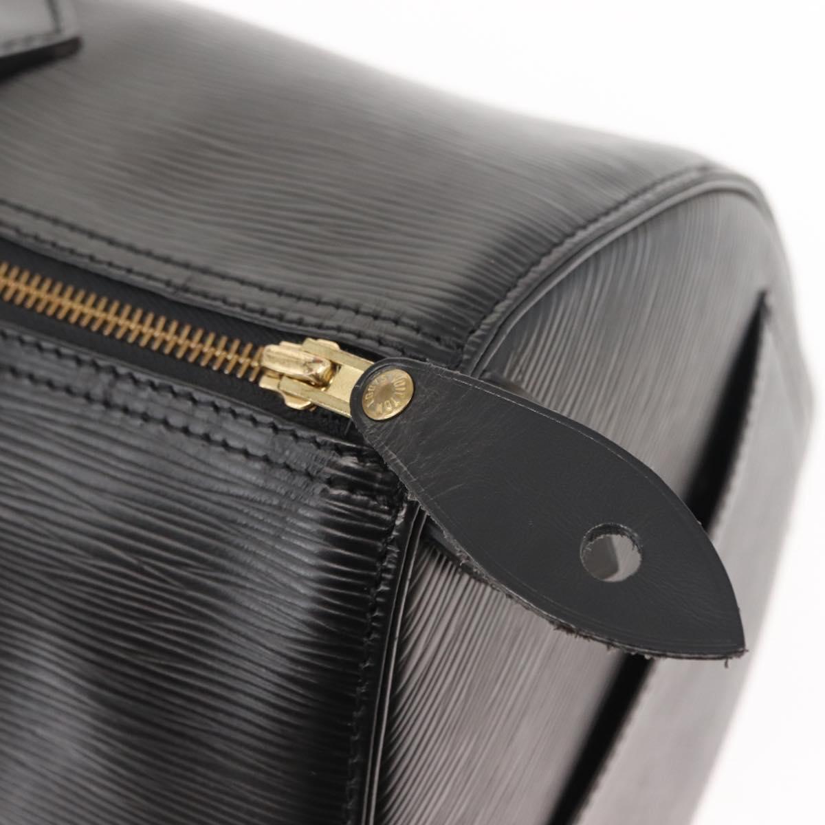 LOUIS VUITTON Epi Speedy 35 Hand Bag Black M42992 LV Auth 150584V