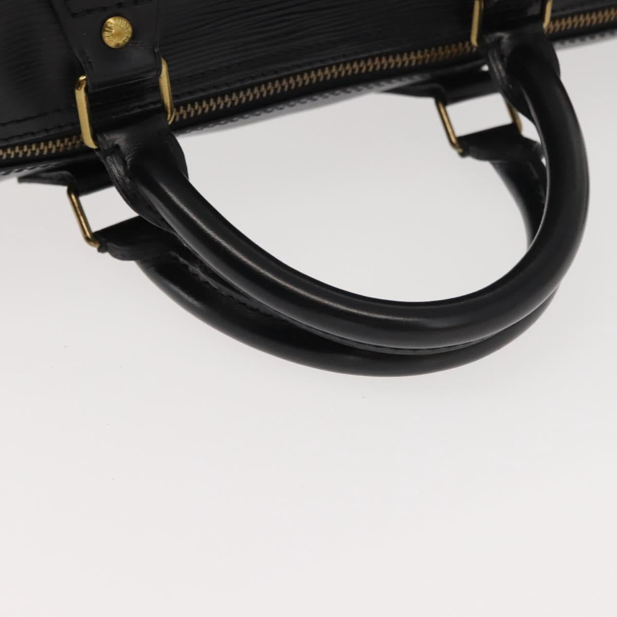 LOUIS VUITTON Epi Speedy 35 Hand Bag Black M42992 LV Auth 150584V