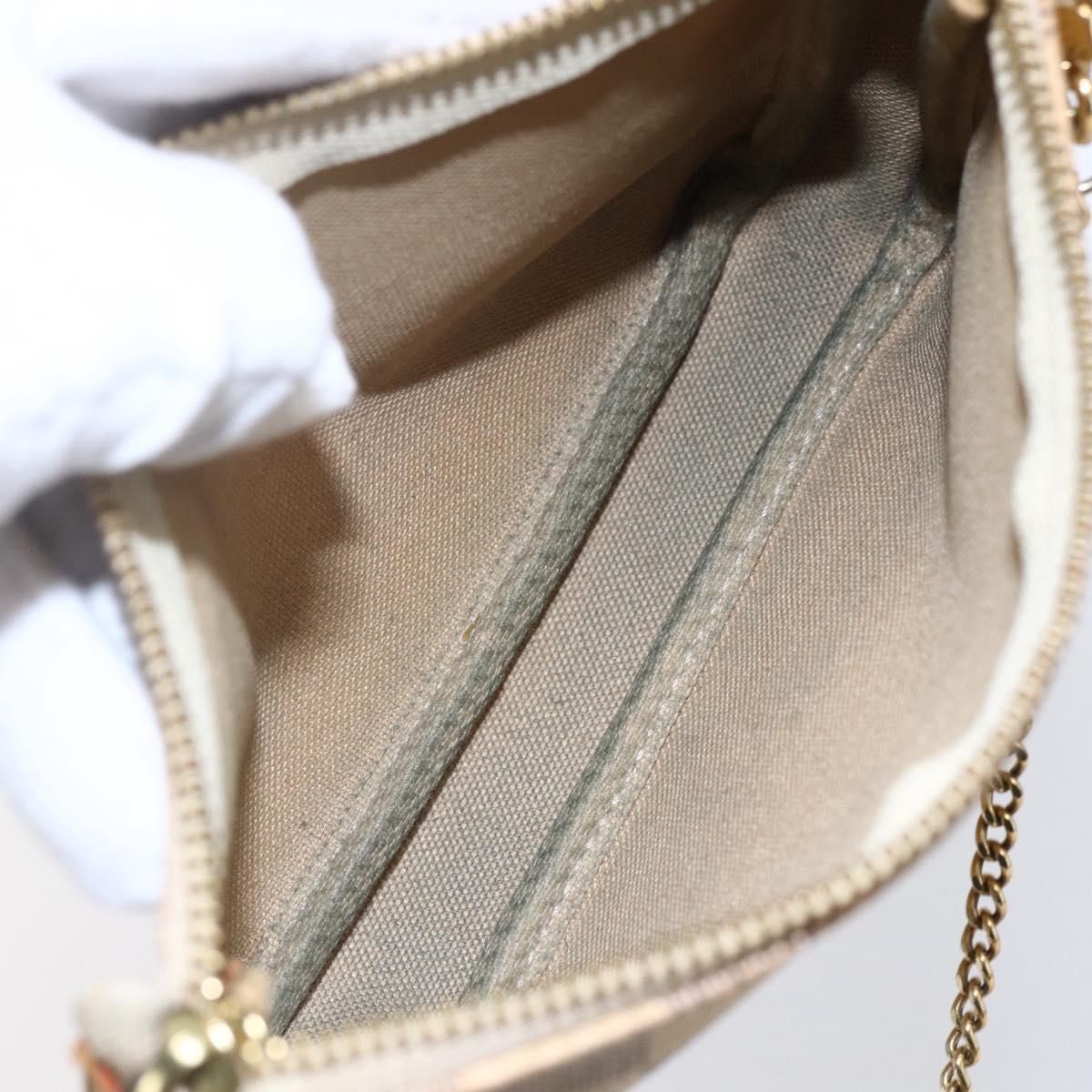 LOUIS VUITTON Damier Azur Mini Pochette Accessoires Pouch N63005 LV Auth 150585