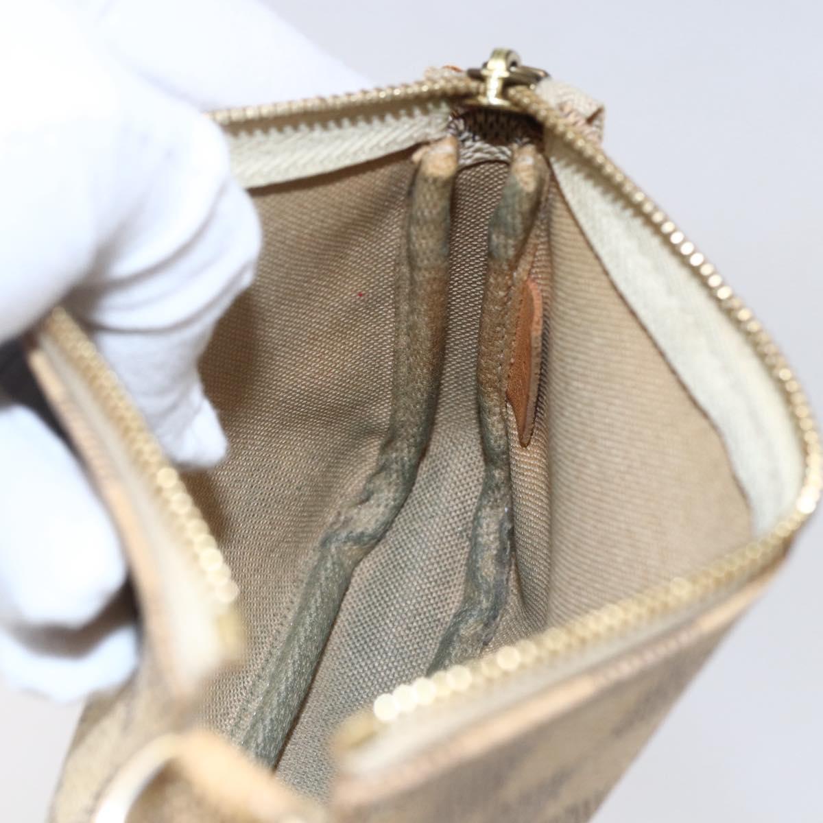 LOUIS VUITTON Damier Azur Mini Pochette Accessoires Pouch N63005 LV Auth 150585