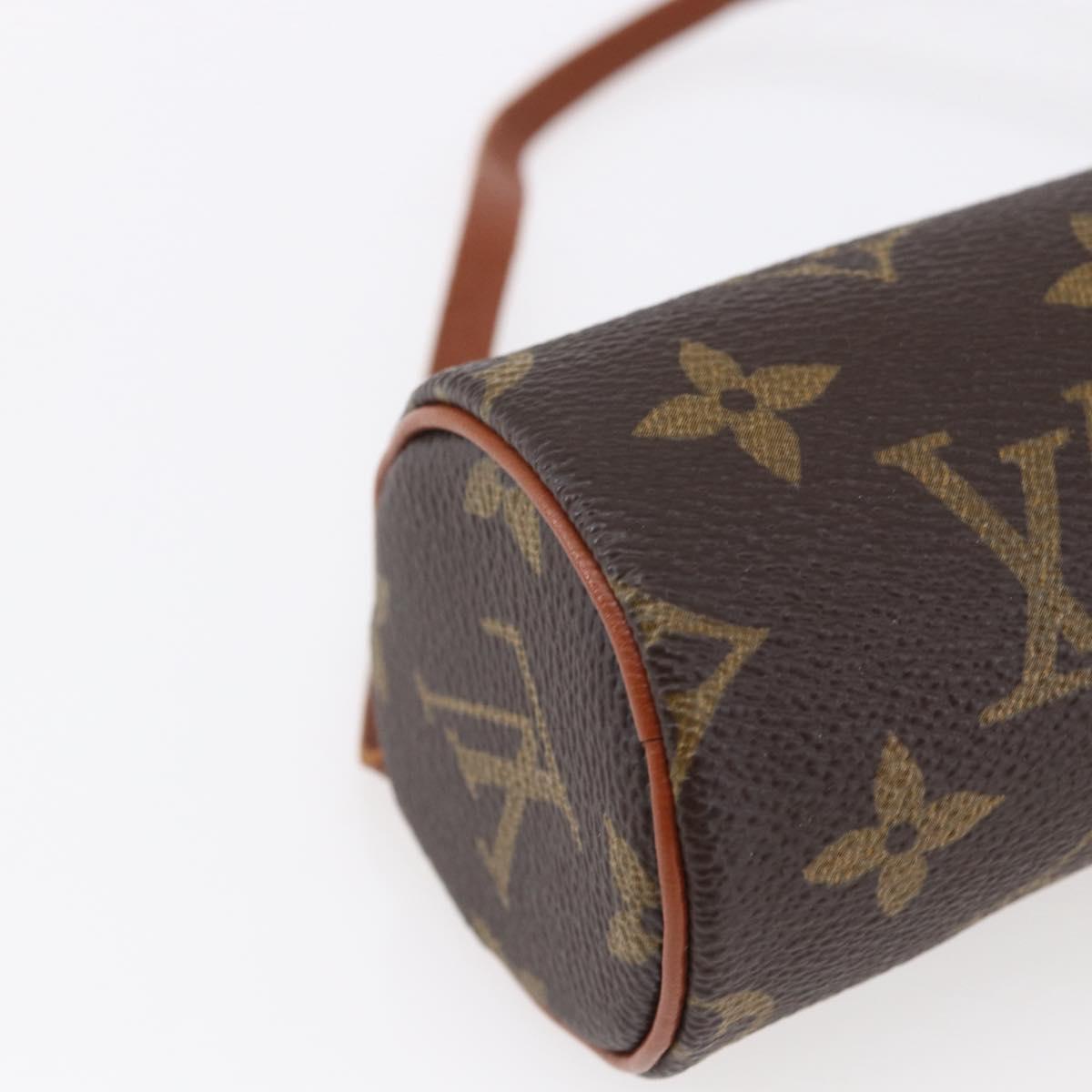 LOUIS VUITTON Monogram Papillon Pouch LV Auth 150590