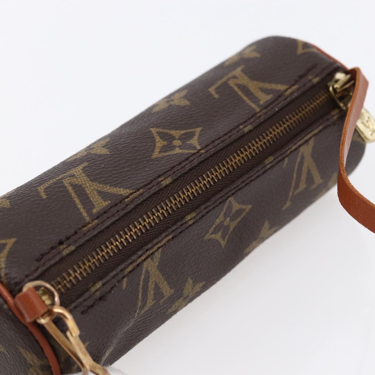 LOUIS VUITTON Monogram Papillon Pouch LV Auth 150590
