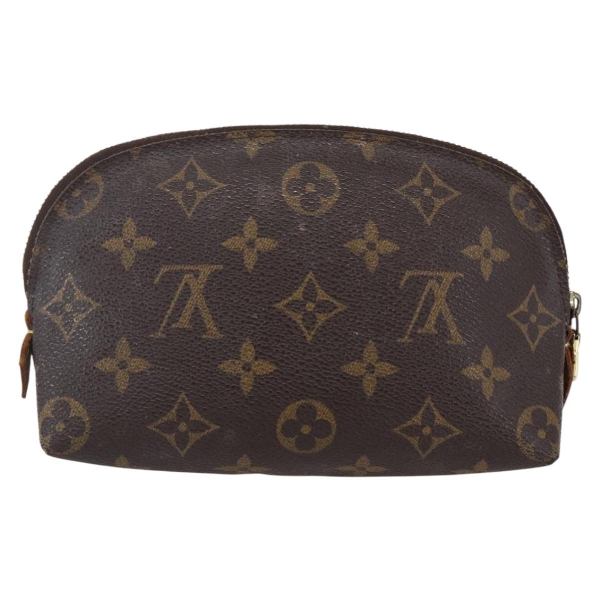 LOUIS VUITTON Monogram Pochette Cosmetic PM Pouch M43998 LV Auth 150591