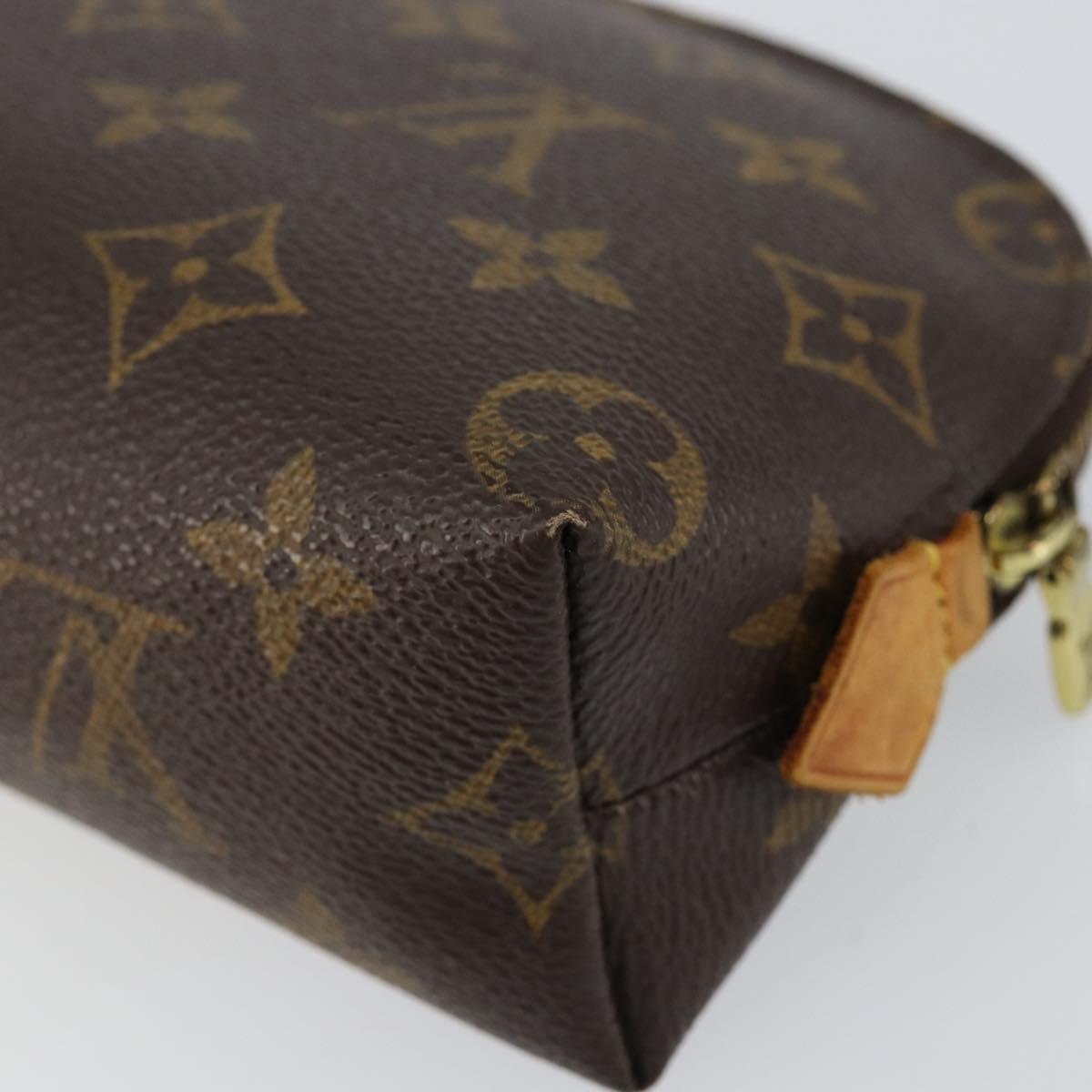 LOUIS VUITTON Monogram Pochette Cosmetic PM Pouch M43998 LV Auth 150593