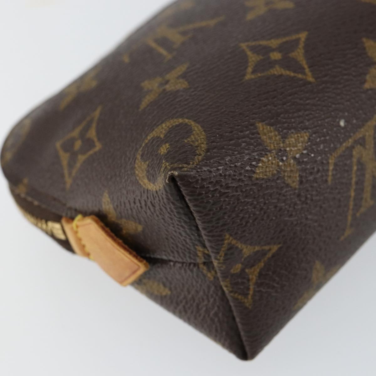 LOUIS VUITTON Monogram Pochette Cosmetic PM Pouch M43998 LV Auth 150593
