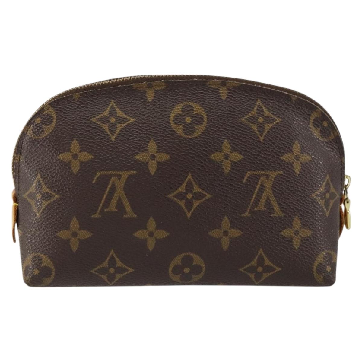 LOUIS VUITTON Monogram Pochette Cosmetic PM Pouch M43998 LV Auth 150593