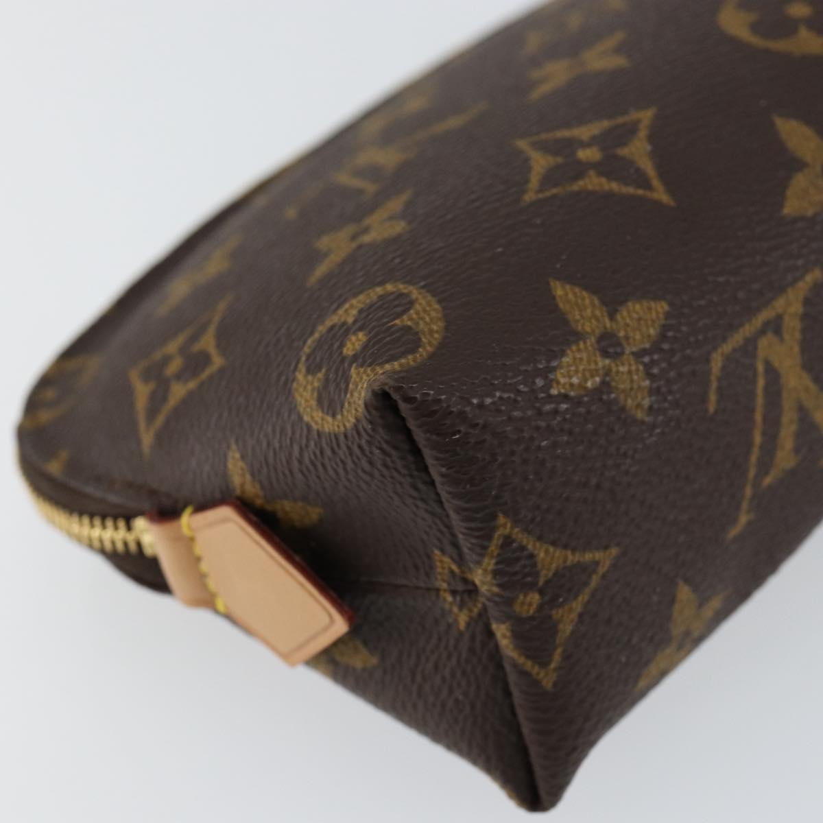 LOUIS VUITTON Monogram Pochette Cosmetic PM Pouch M43998 LV Auth 150594