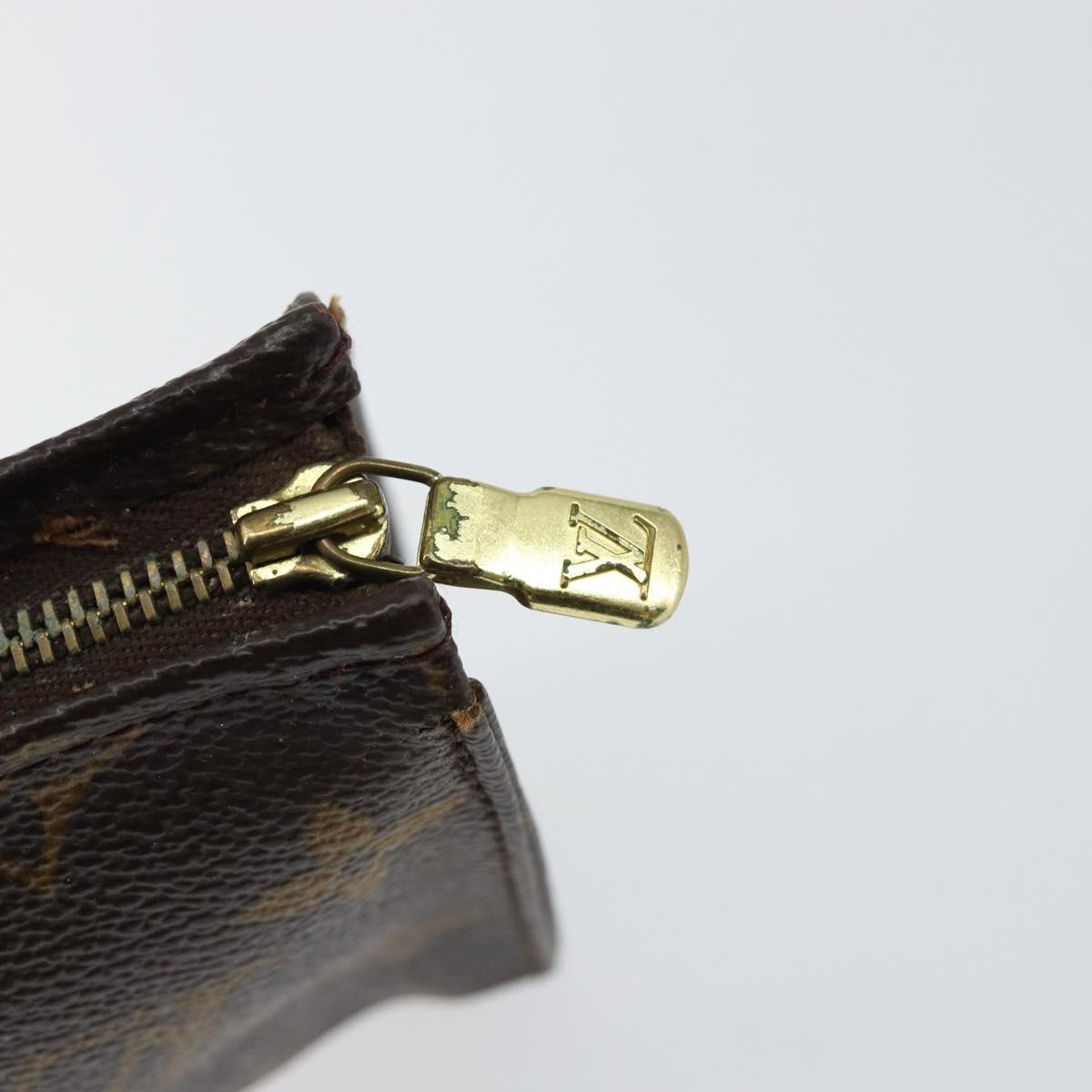 LOUIS VUITTON Monogram Poche Toilette 15 Pouch M47546 LV Auth 150596