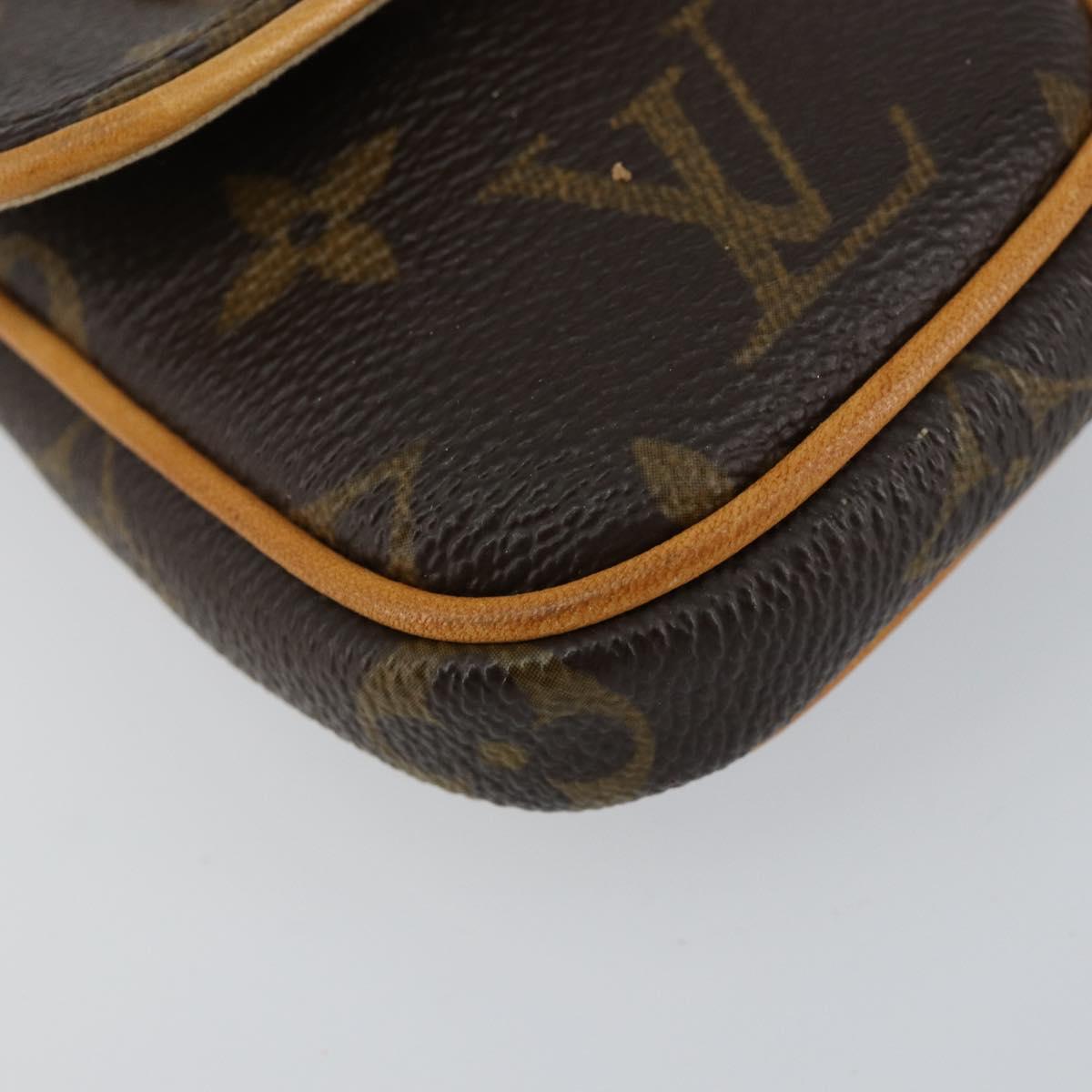 LOUIS VUITTON Monogram Pochette turum Pouch M60020 LV Auth 150599