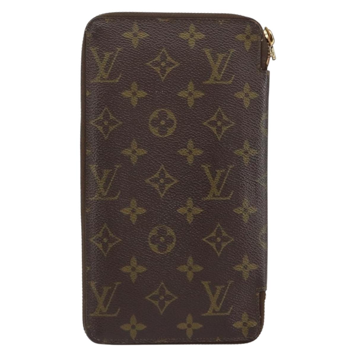 LOUIS VUITTON Monogram Organizer De Voyage Travel Case M60119 LV Auth 150601