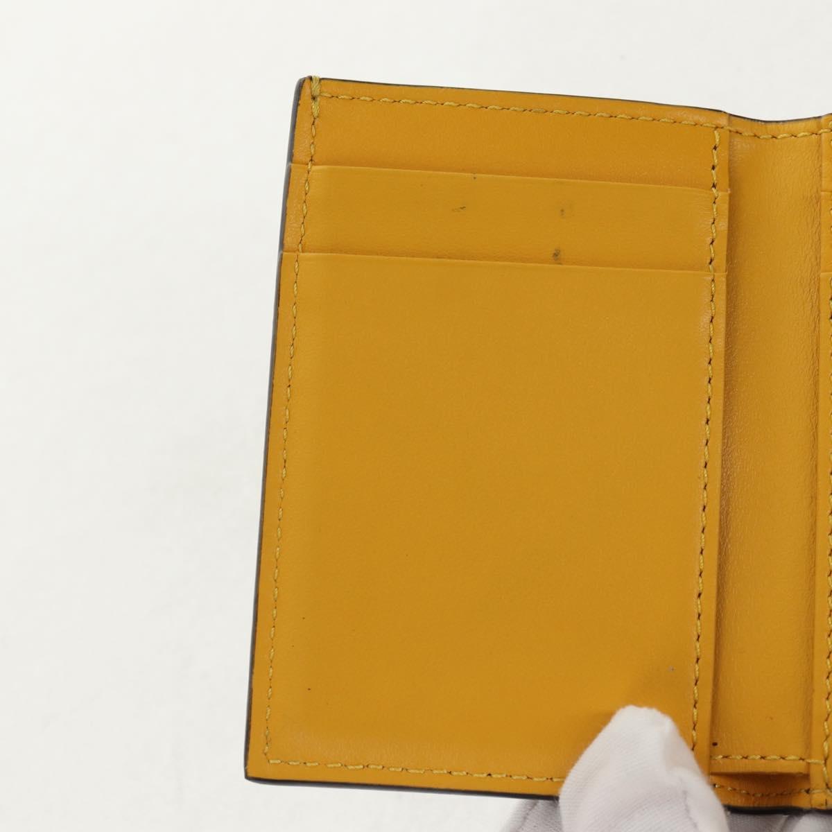 FENDI Zucca Canvas Compact Wallet PVC FENDI x FRGMT x POKMON Black Auth 150605M