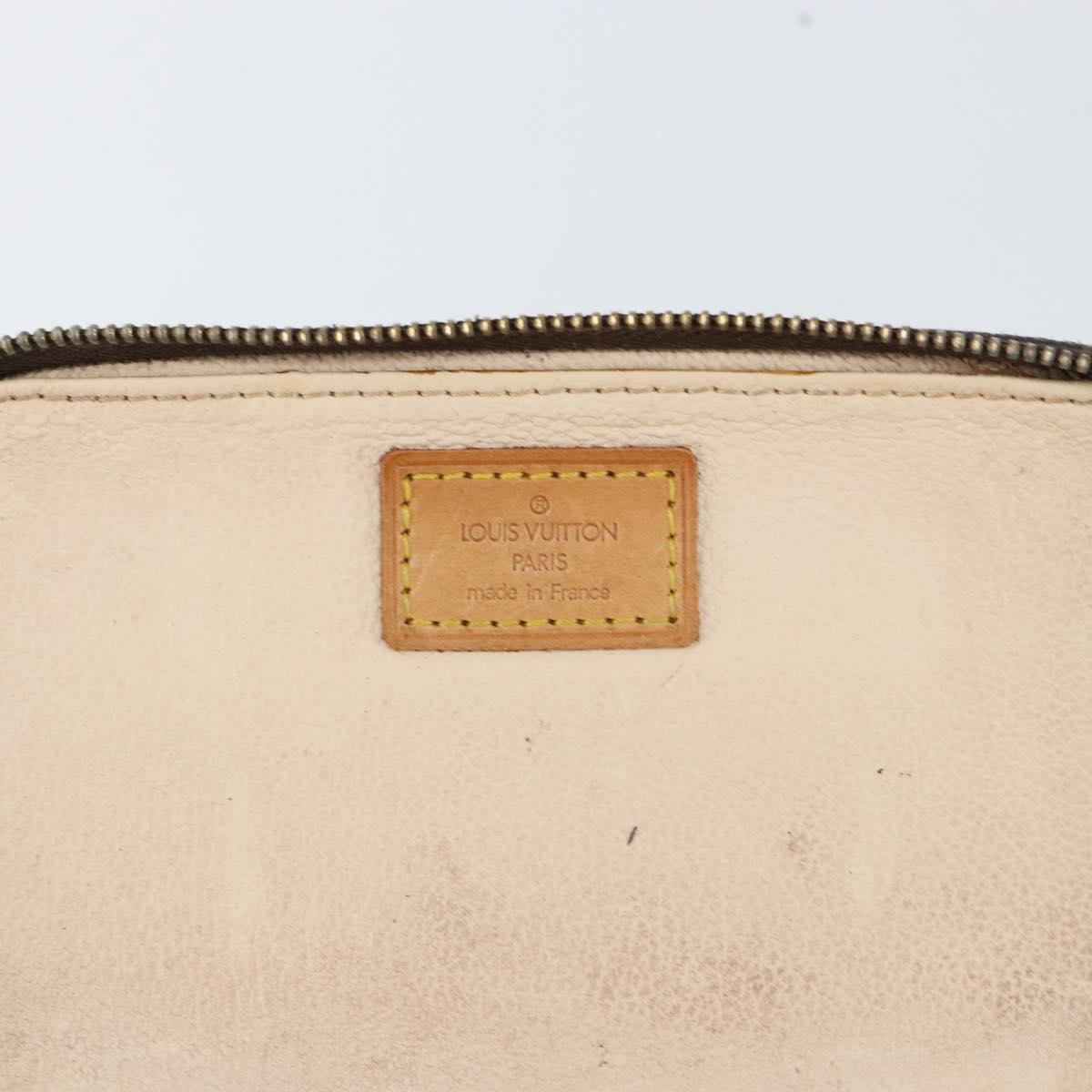 LOUIS VUITTON Monogram Trousse Brush PM Cosmetic Pouch M47510 LV Auth 150607