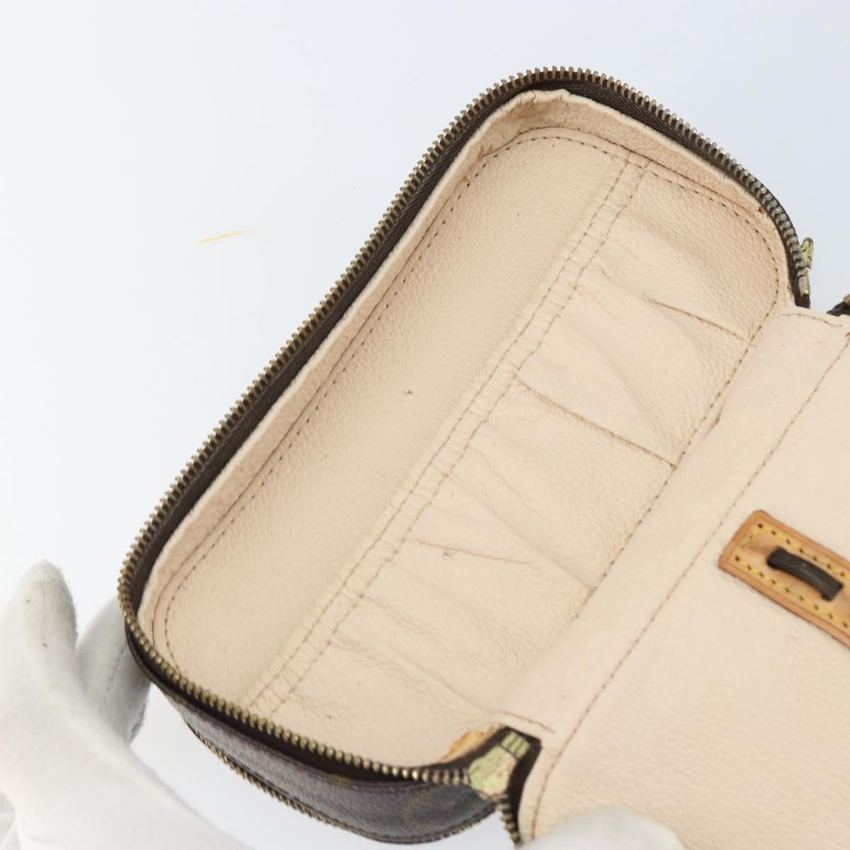 LOUIS VUITTON Monogram Trousse Brush PM Cosmetic Pouch M47510 LV Auth 150607