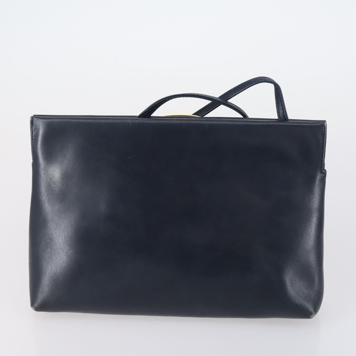 Salvatore Ferragamo Gucci GG Supreme Bag PVC Leather 2 Set Beige Navy Auth 150618