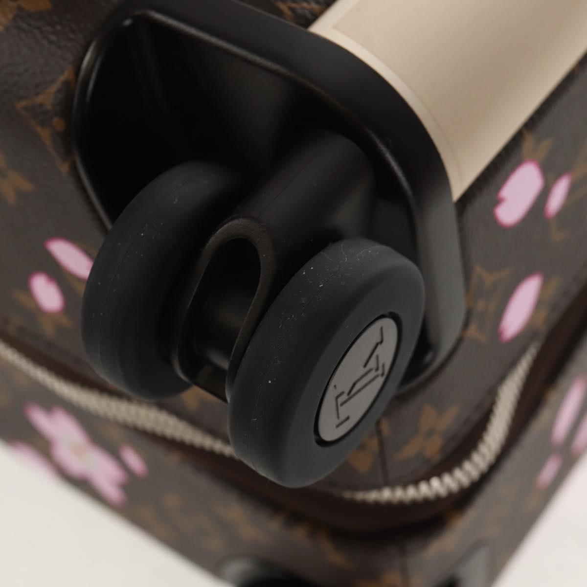 LOUIS VUITTON Monogram Cherry Blossom Horizon 55 Suitcase M13788 Auth 150630SM