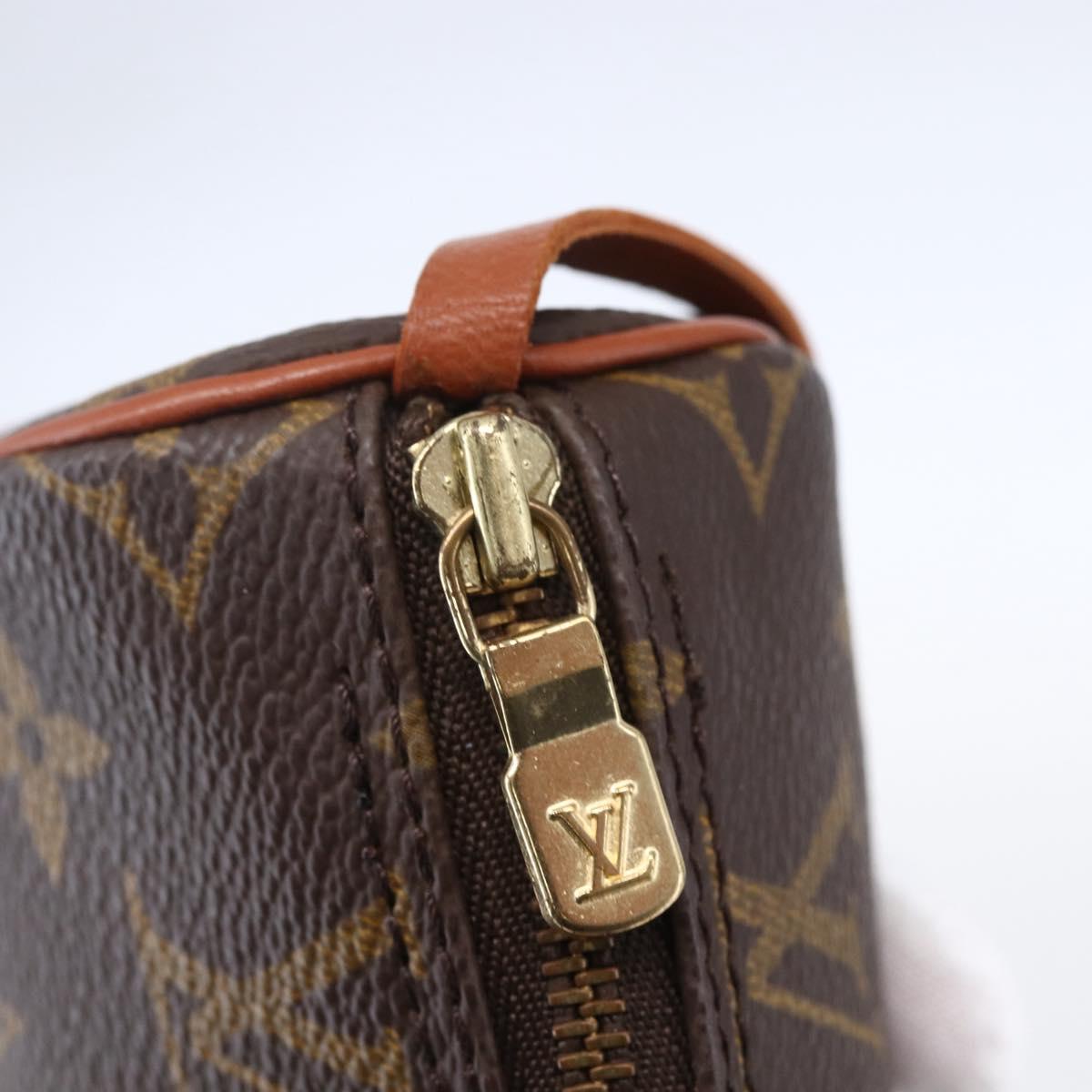LOUIS VUITTON Monogram Papillon Pouch LV Auth 150655