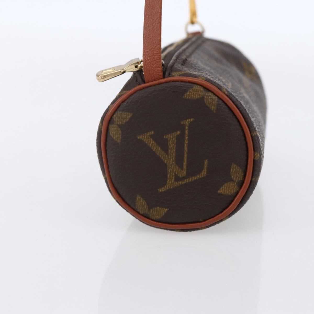 LOUIS VUITTON Monogram Papillon Pouch LV Auth 150655