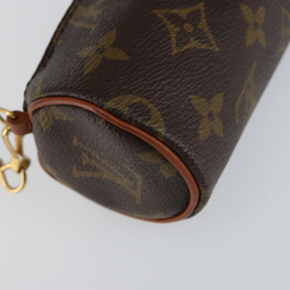 LOUIS VUITTON Monogram Papillon Pouch LV Auth 150657