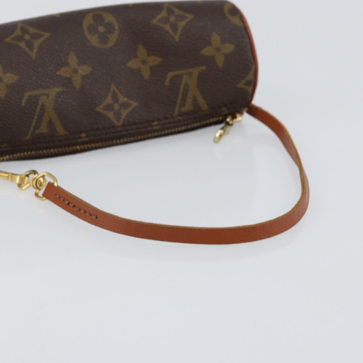LOUIS VUITTON Monogram Papillon Pouch LV Auth 150657