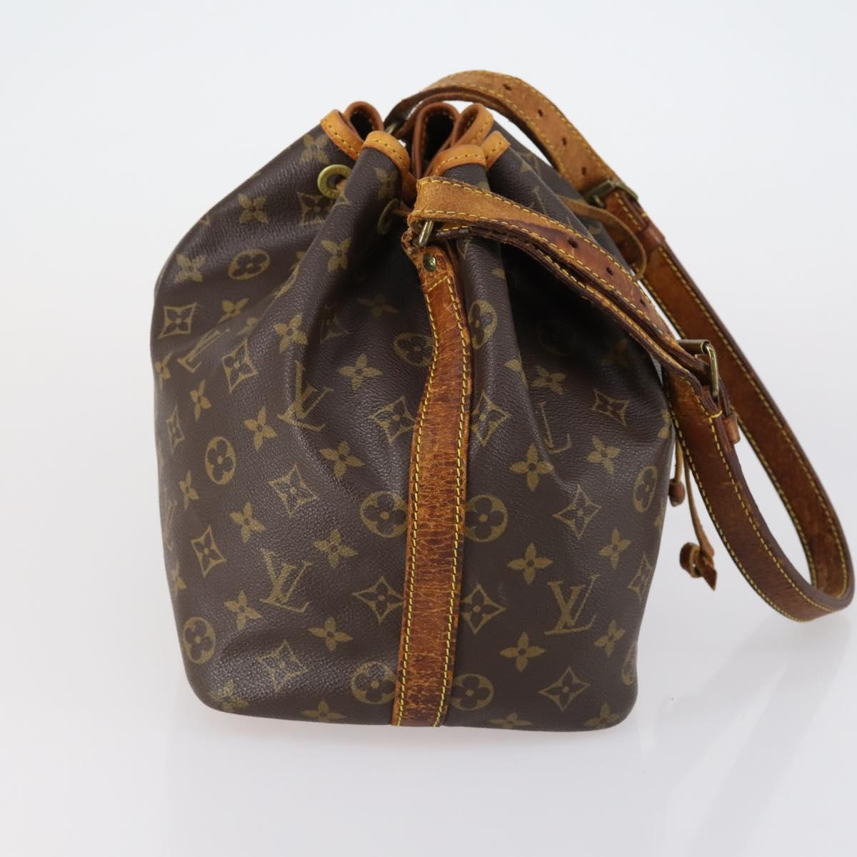 LOUIS VUITTON Monogram Petit Noe Shoulder Bag M42226 LV Auth 150658