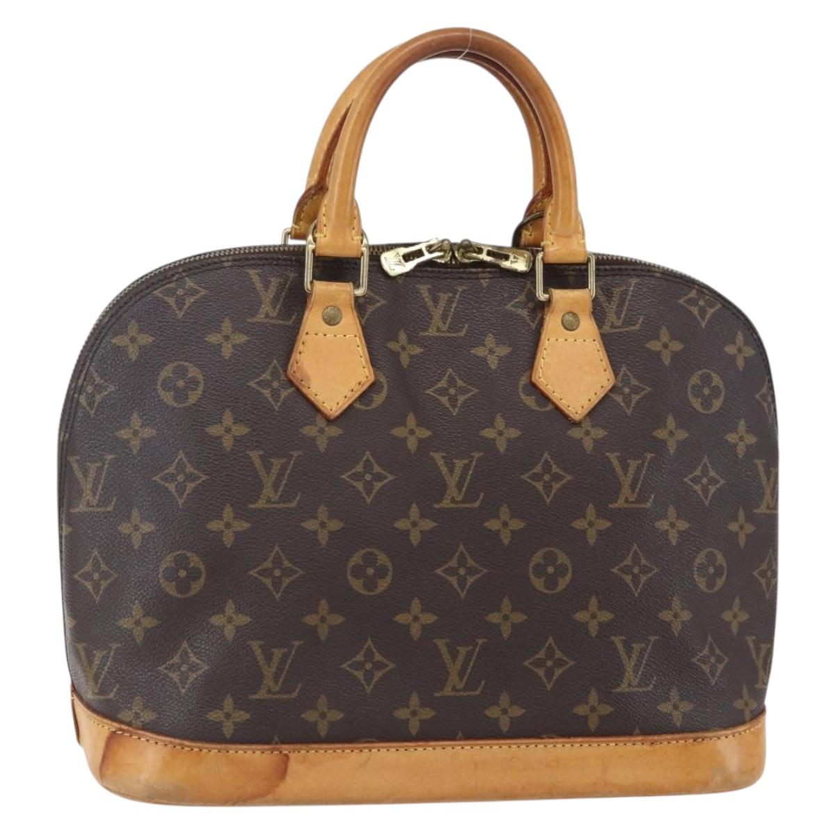 LOUIS VUITTON Monogram Alma Hand Bag M51130 LV Auth 150661