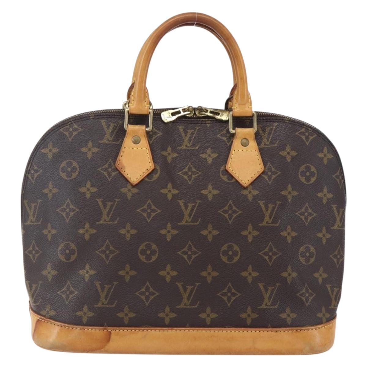 LOUIS VUITTON Monogram Alma Hand Bag M51130 LV Auth 150661