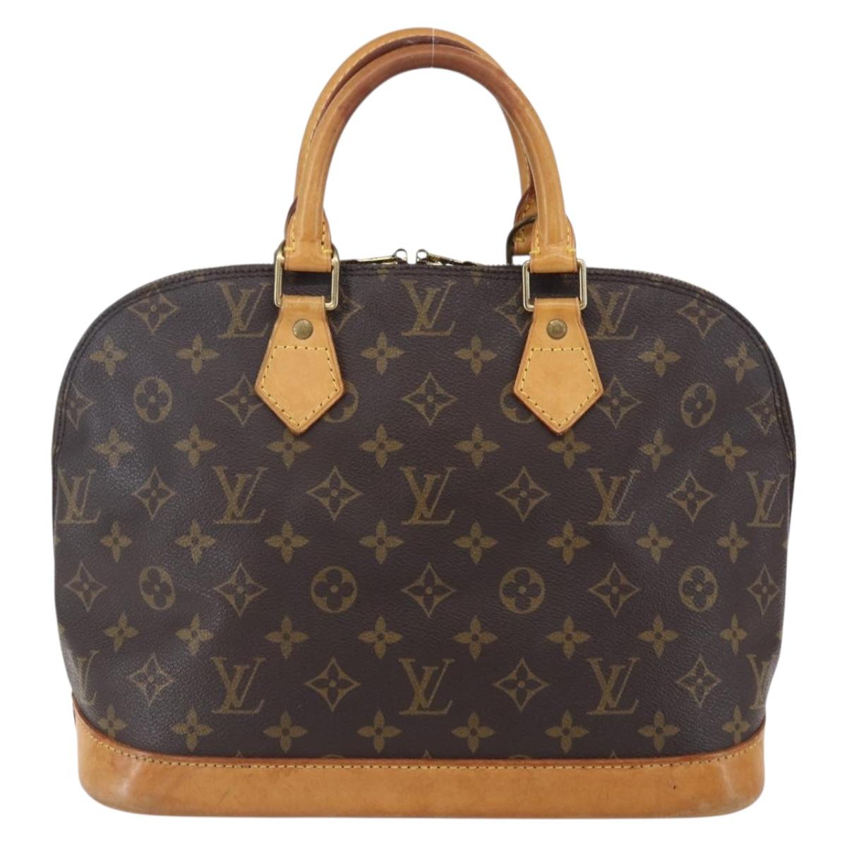 LOUIS VUITTON Monogram Alma Hand Bag M51130 LV Auth 150661