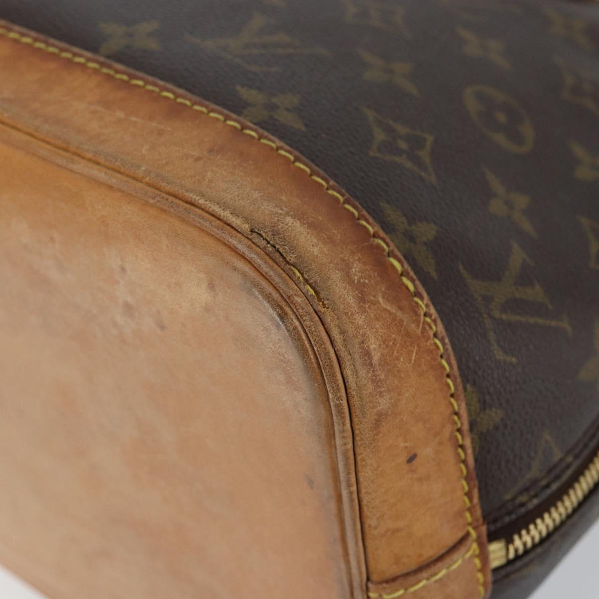 LOUIS VUITTON Monogram Alma Hand Bag M51130 LV Auth 150662