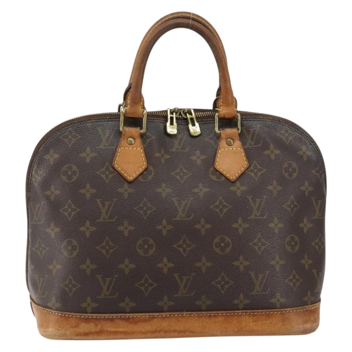 LOUIS VUITTON Monogram Alma Hand Bag M51130 LV Auth 150662
