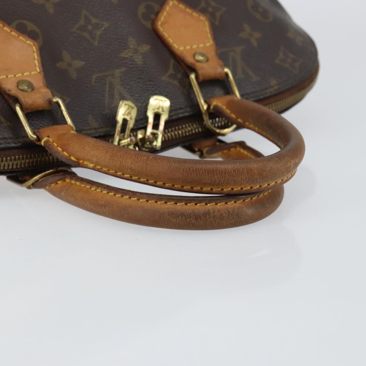 LOUIS VUITTON Monogram Alma Hand Bag M51130 LV Auth 150662