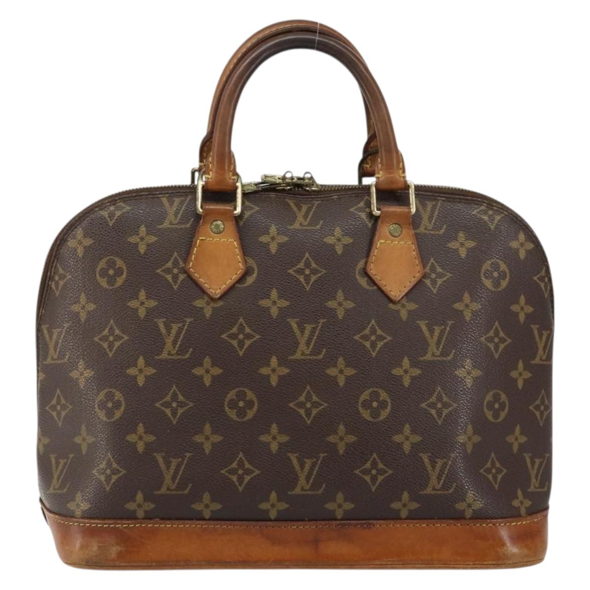 LOUIS VUITTON Monogram Alma Hand Bag M51130 LV Auth 150663