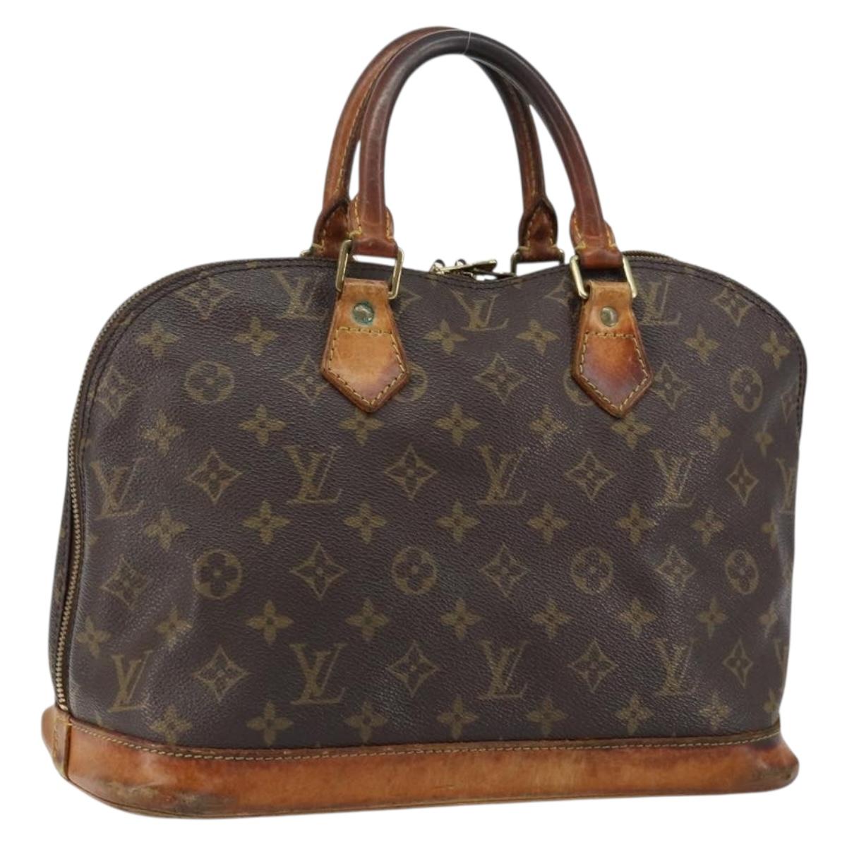 LOUIS VUITTON Monogram Alma Hand Bag M51130 LV Auth 150664
