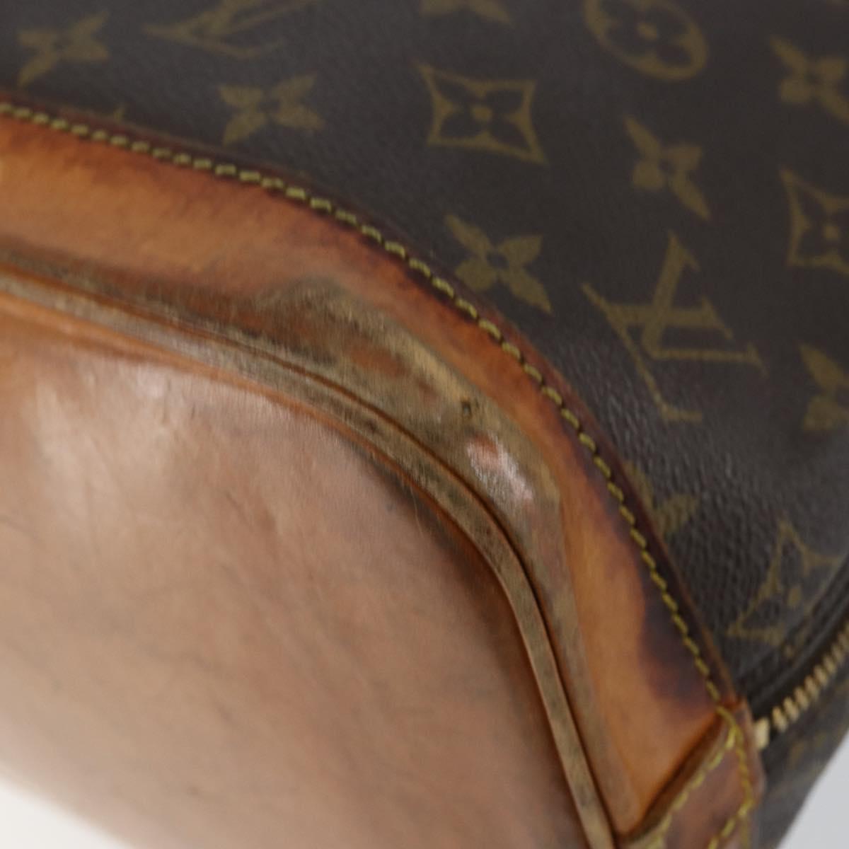 LOUIS VUITTON Monogram Alma Hand Bag M51130 LV Auth 150664