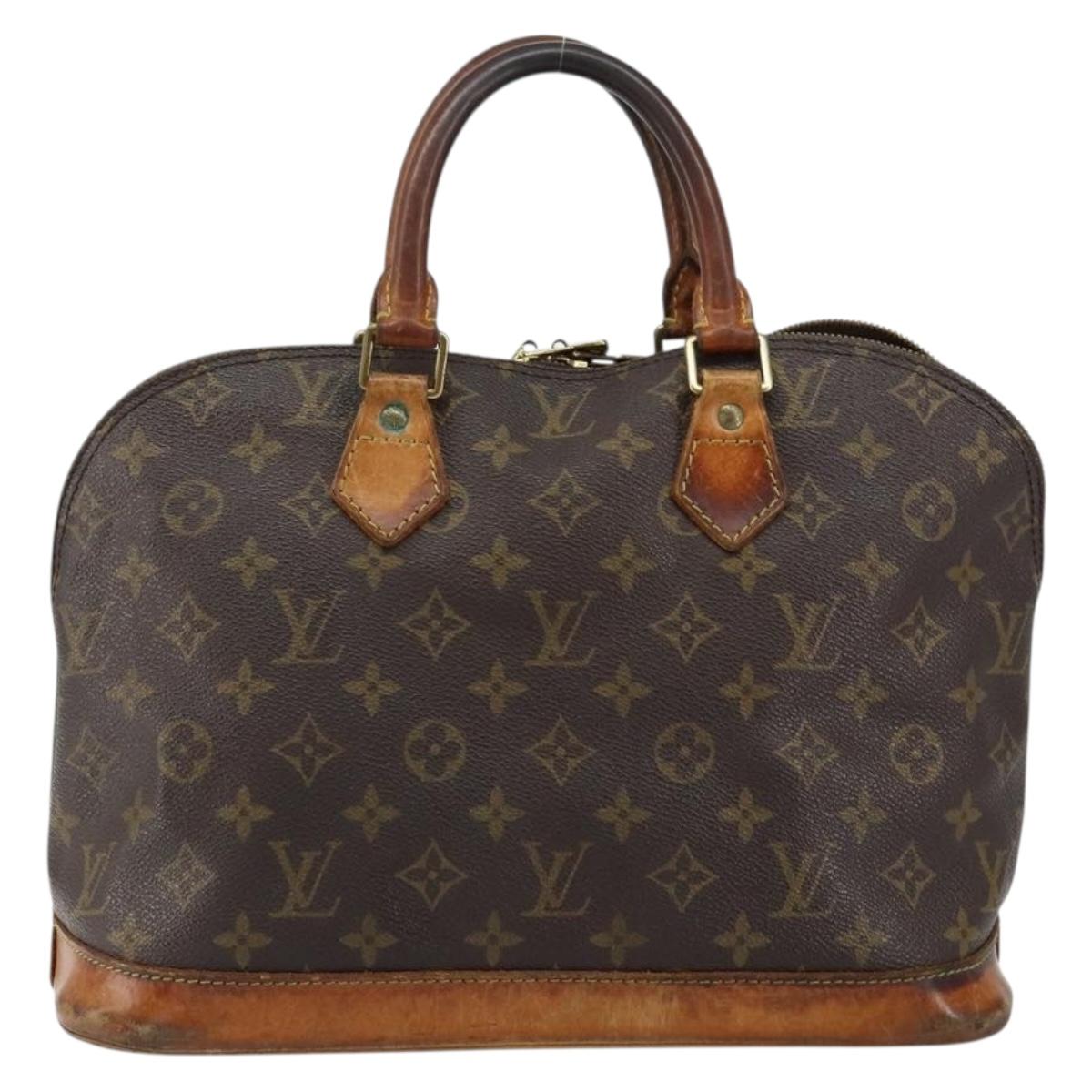 LOUIS VUITTON Monogram Alma Hand Bag M51130 LV Auth 150664