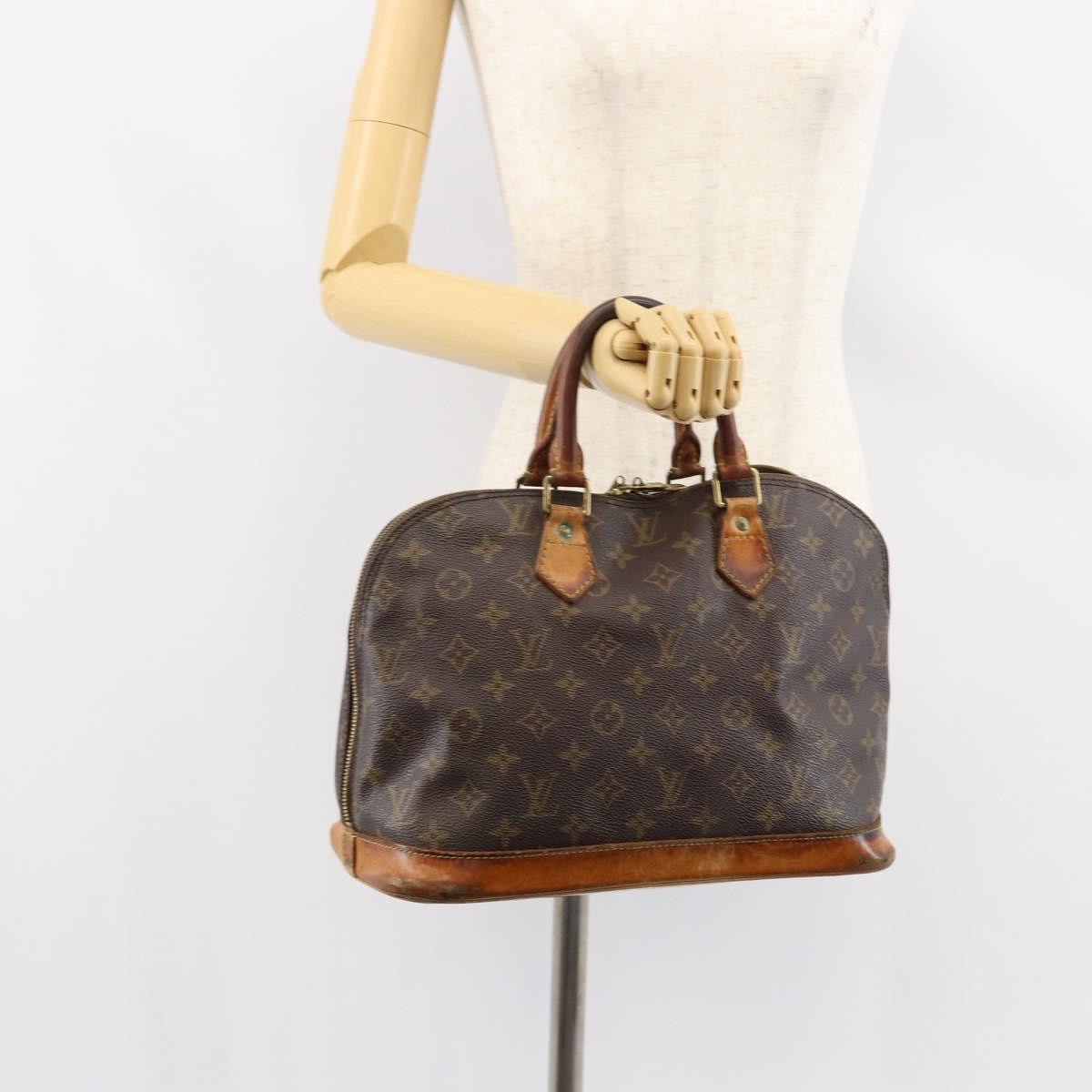 LOUIS VUITTON Monogram Alma Hand Bag M51130 LV Auth 150664