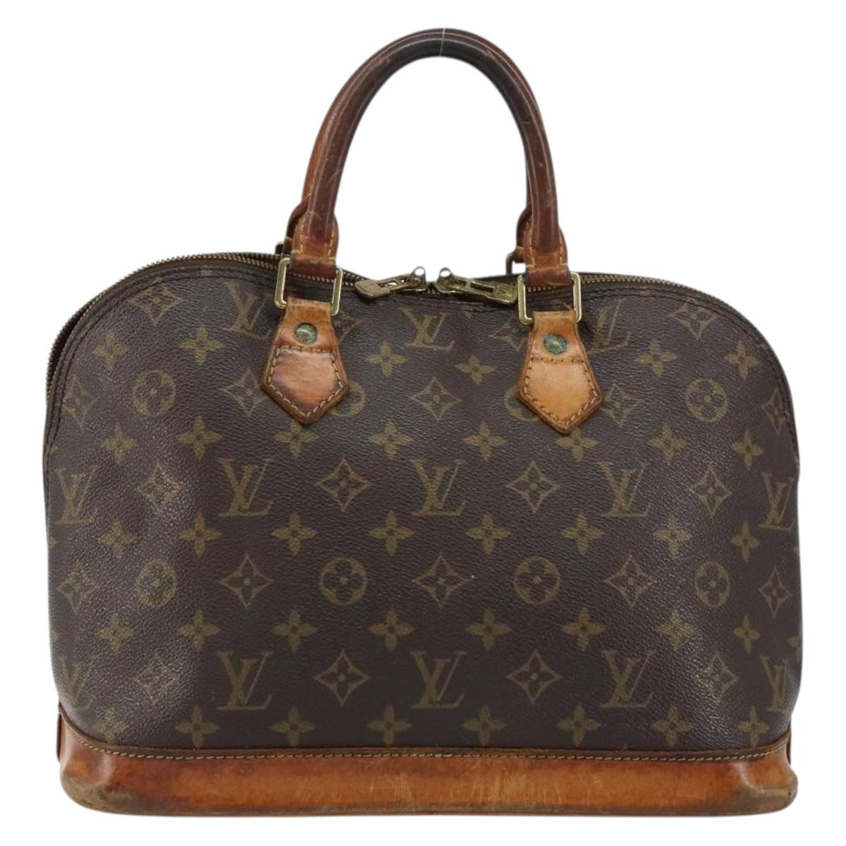 LOUIS VUITTON Monogram Alma Hand Bag M51130 LV Auth 150664