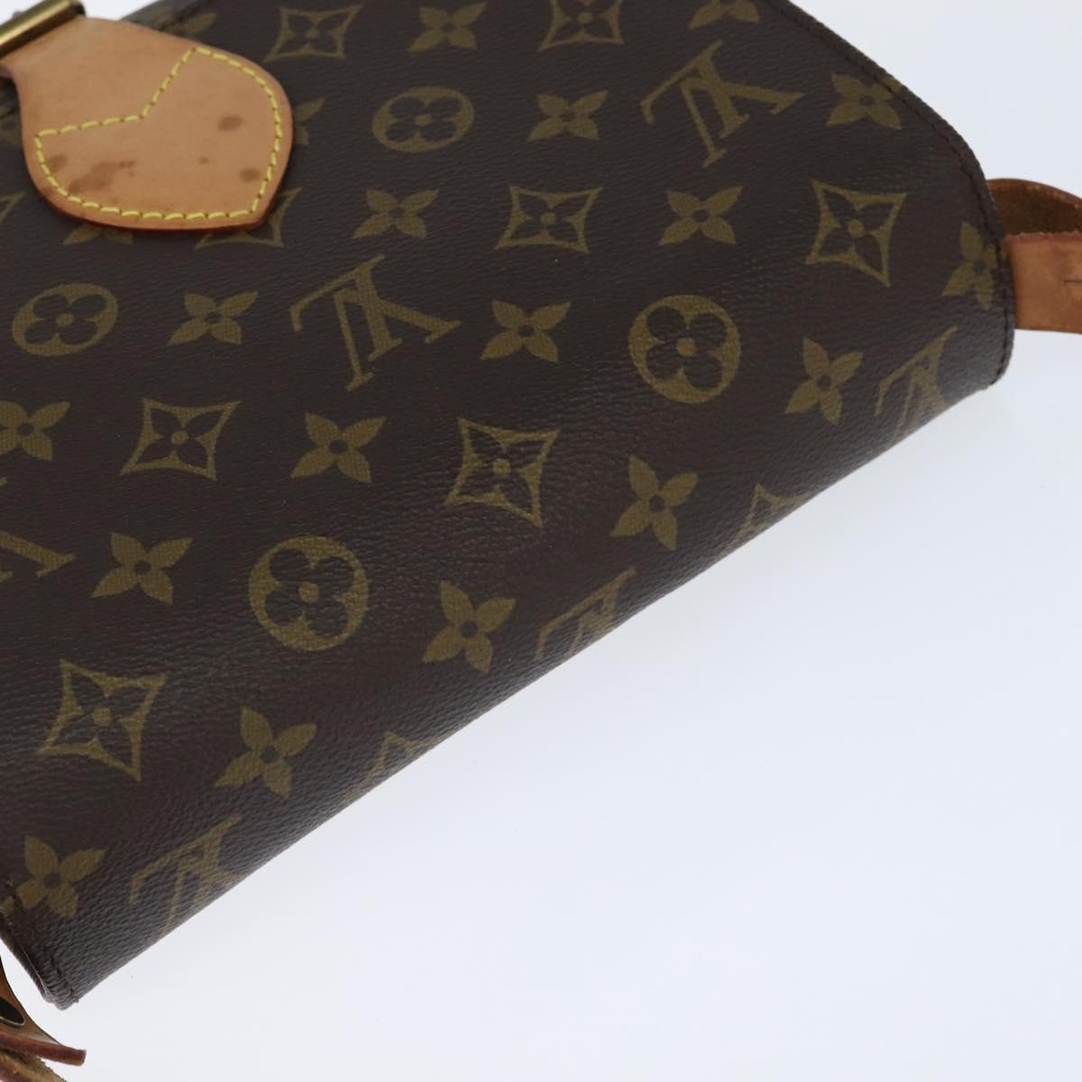 LOUIS VUITTON Monogram Cartouchiere MM Shoulder Bag M51253 LV Auth 150668