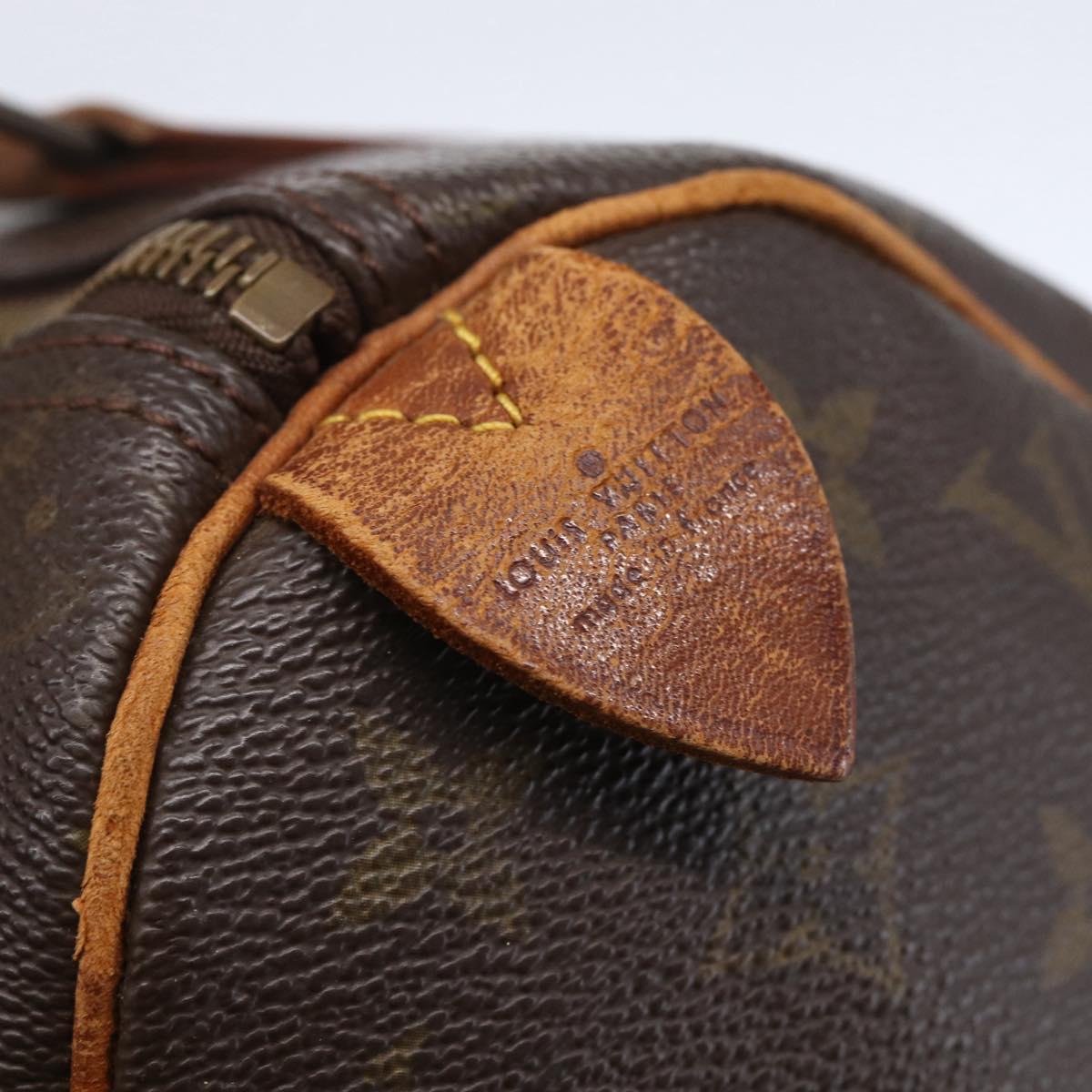 LOUIS VUITTON Monogram Speedy 25 Hand Bag M41528 LV Auth 150678