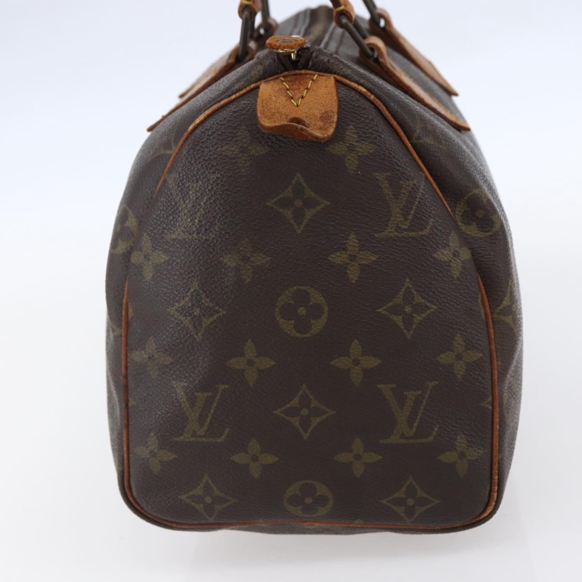 LOUIS VUITTON Monogram Speedy 25 Hand Bag M41528 LV Auth 150678