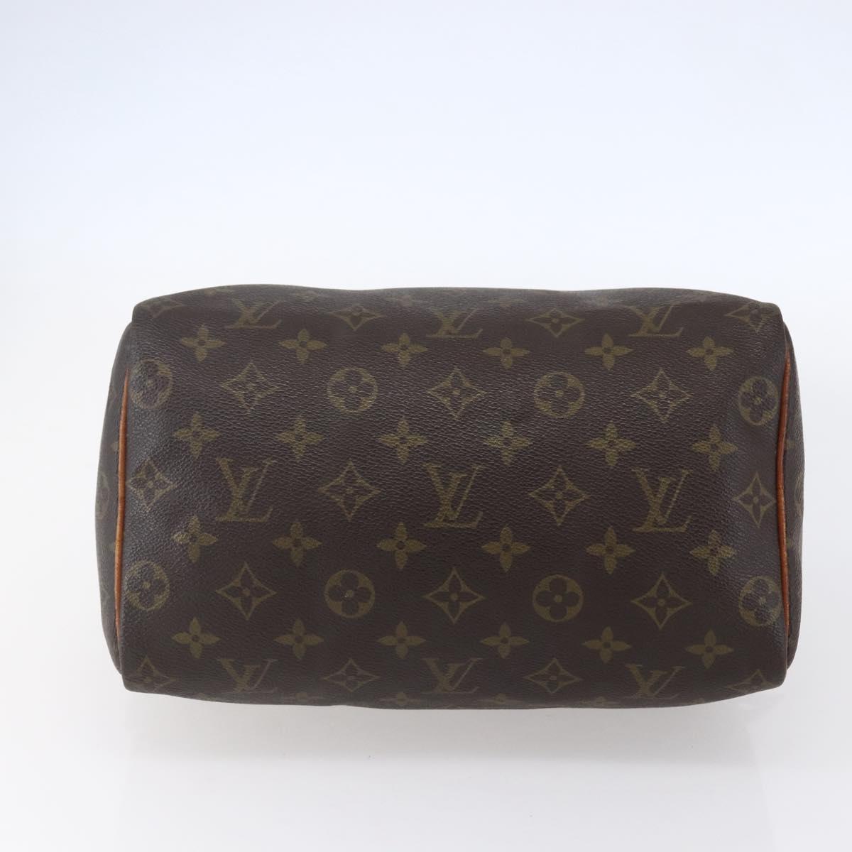 LOUIS VUITTON Monogram Speedy 25 Hand Bag M41528 LV Auth 150678