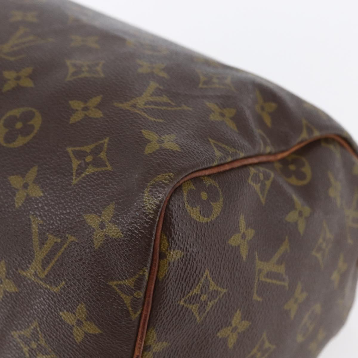 LOUIS VUITTON Monogram Speedy 30 Hand Bag M41526 LV Auth 150682