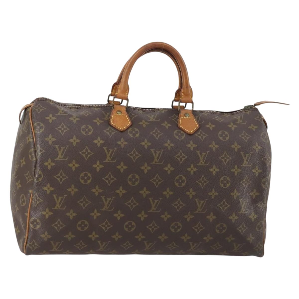 LOUIS VUITTON Monogram Speedy 40 Hand Bag M41522 LV Auth 150685